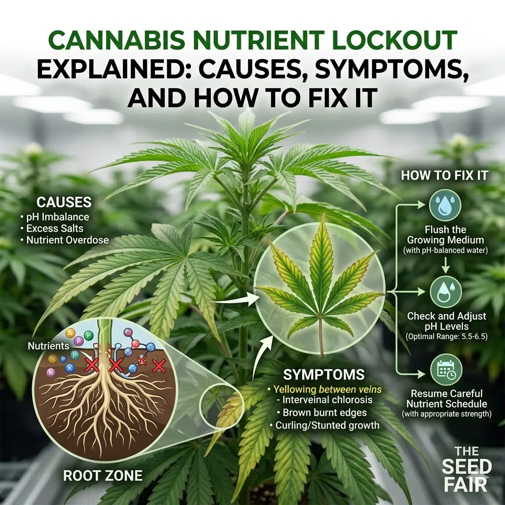 Cannabis Nutrient Lockout Explained Causes, Symptoms, and How to Fix It