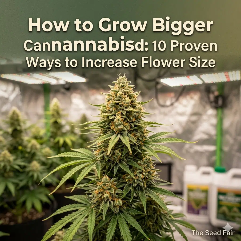 How to Grow Bigger Cannabis Buds 10 Proven Ways to Increase Flower Size
