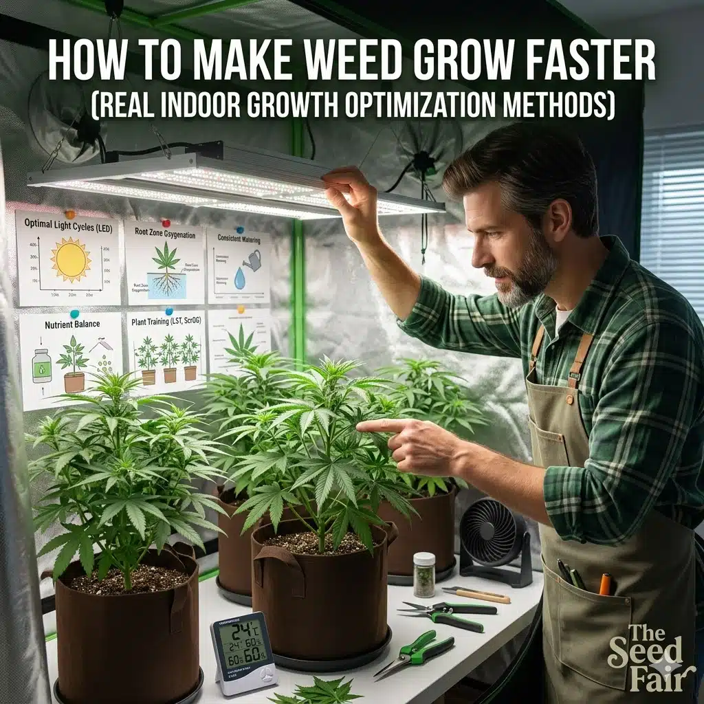 How to Make Weed Grow Faster (Real Indoor Growth Optimization Methods)