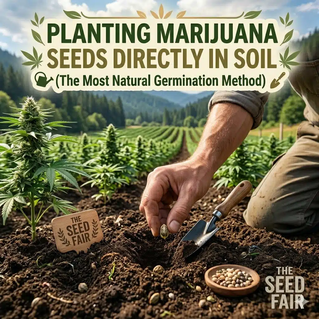 Planting Marijuana Seeds Directly in Soil (The Most Natural Germination Method)