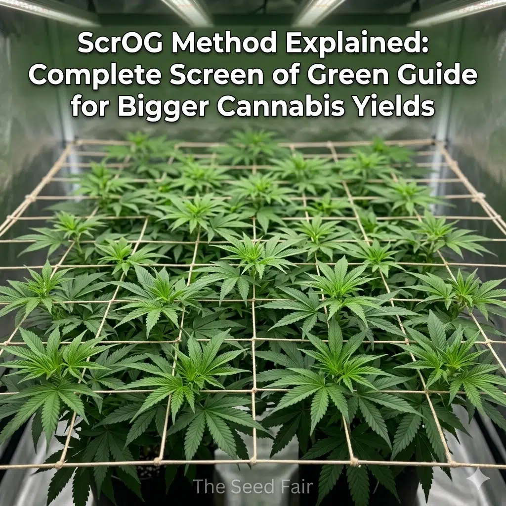 ScrOG Method Explained Complete Screen of Green Guide for Bigger Cannabis Yields
