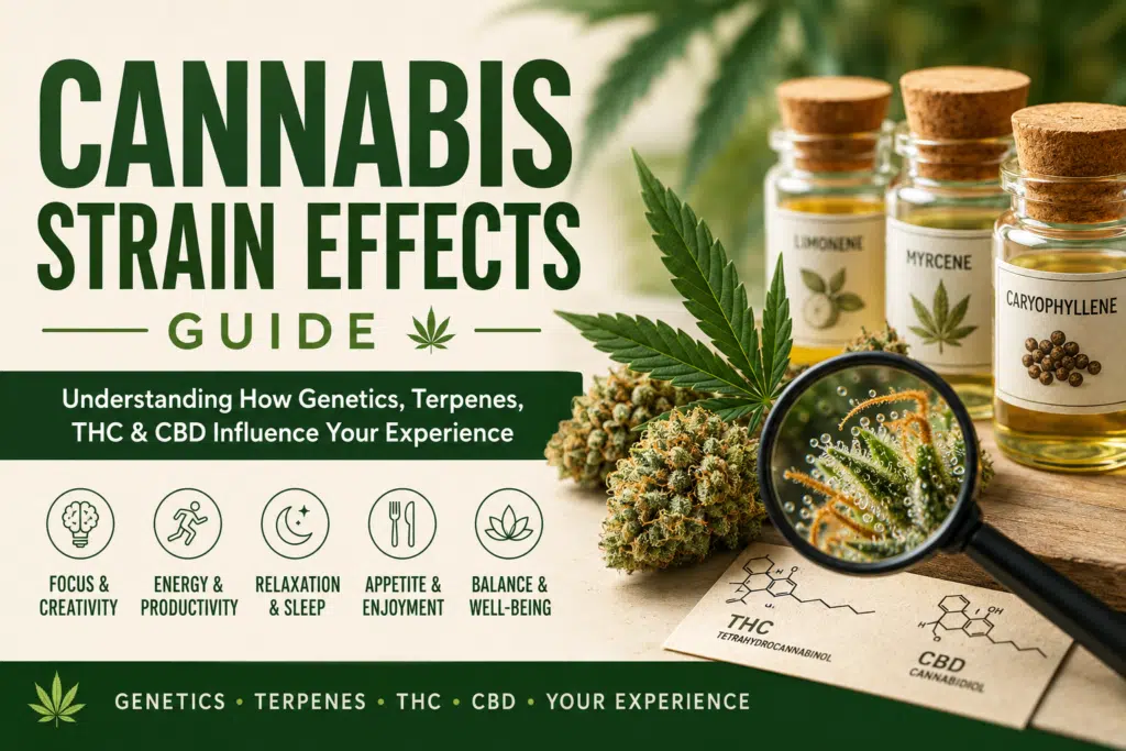 Guía de efectos de las variedades de cannabis
