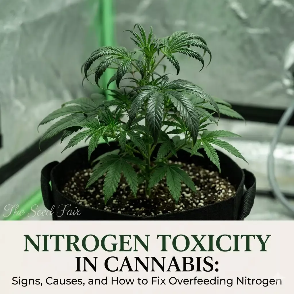 Toxicité azotée du cannabis : symptômes, causes et solutions pour remédier à un excès d'azote